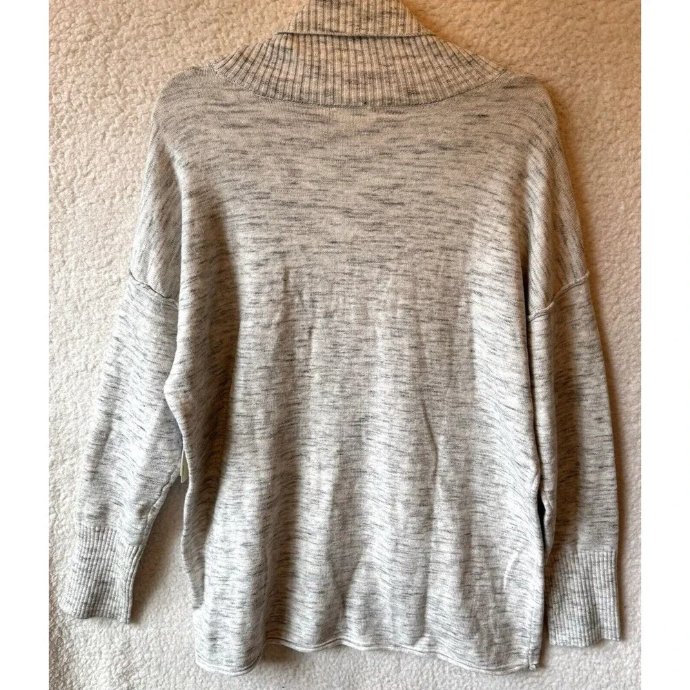 RD Style Sweater Women's 2XL Ursula Spongey Turtleneck Pullover Light Grey‎ NWT